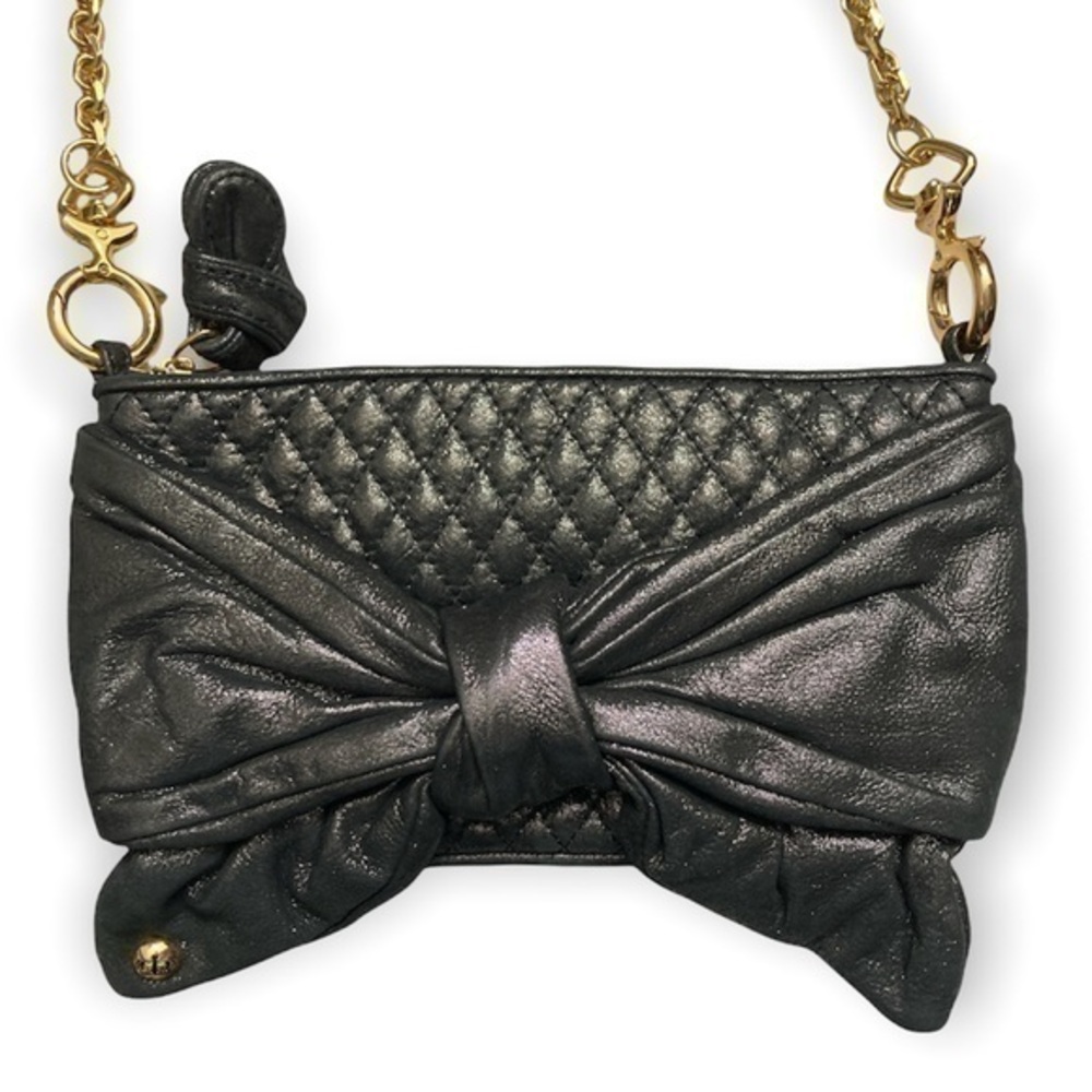 Juicy couture black bow bag
